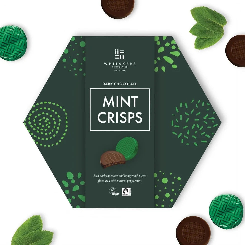 Dark Mint Chocolate Honeycomb Crisps