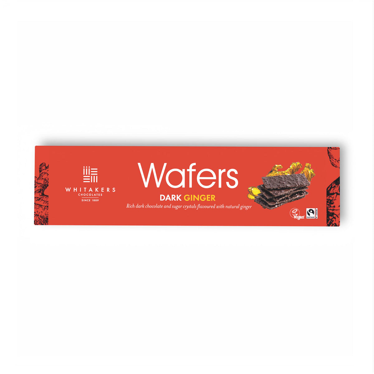 Dark Chocolate  Ginger Wafer Thins (175g)