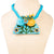 Half Disc Necklace - Turquoise