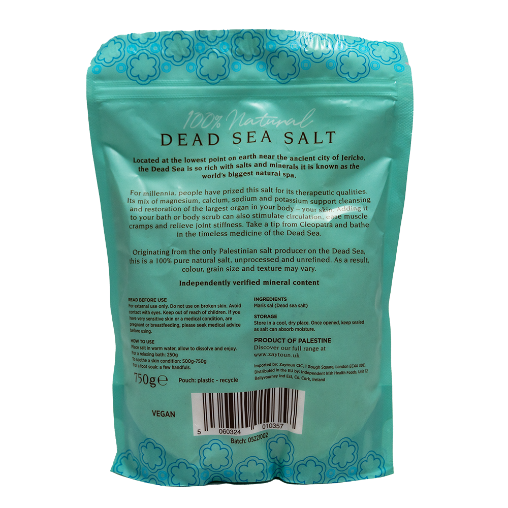 Zaytoun Dead Sea Salt Bath 750g