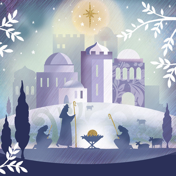 Silhouettes of Christmas (20 cards, 4 designs)